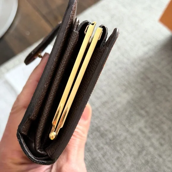 Louis Vuitton Brown Damier Ebene Snap Compact Wallet - Picture 5 of 13